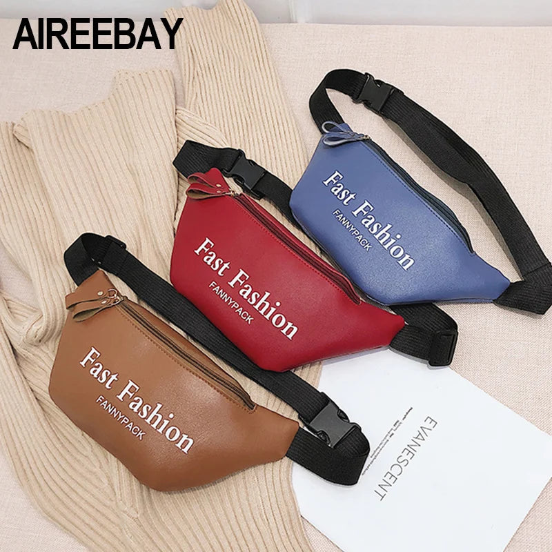 Women Belt Bag Zip Phone Holder Money Pocket Waistbag Fanny Pack