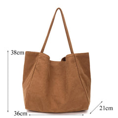 Women Big Canvas Shopping Bag Reusable Eco Shopper Shoulder Bags