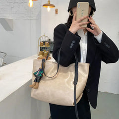 Oversized PU Womens Tote Handbag Tote Bag