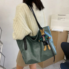 Oversized PU Womens Tote Handbag Tote Bag