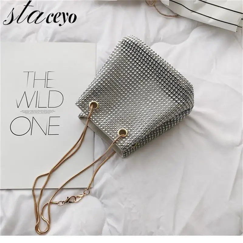 Women Crossbody Bag Shoulder Bag Bright Diamond Chain Clutch