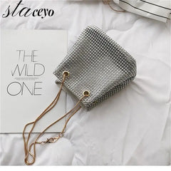 Women Crossbody Bag Shoulder Bag Bright Diamond Chain Clutch