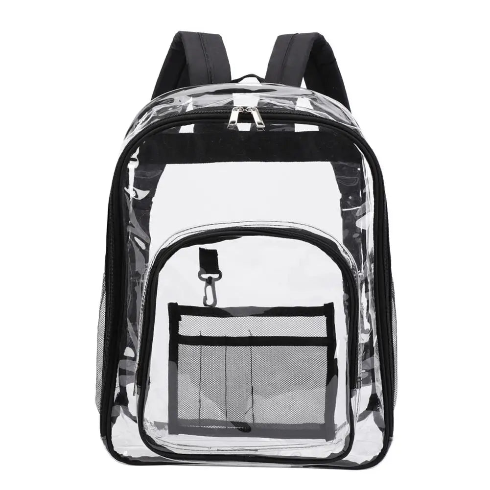 Transparent Jelly Backpack for College School Laptop Bag