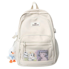 Nylon Backpack Travel Mesh Student School Bag Laptop