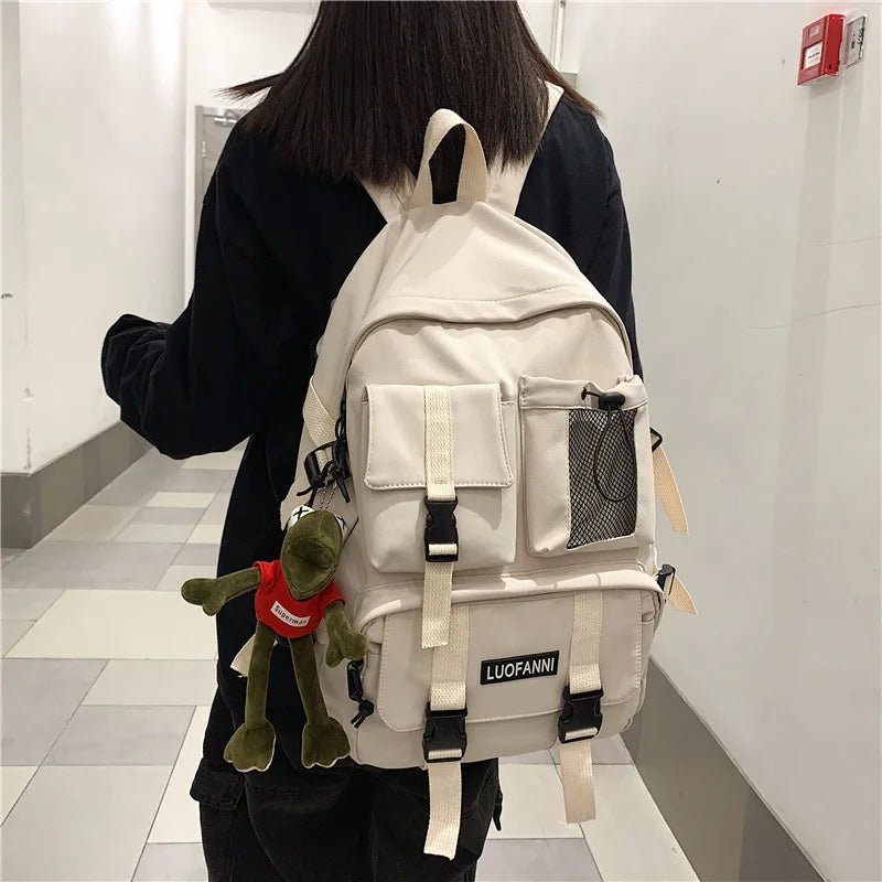 Nylon Backpack Travel College School Bag Laptop Book Bags