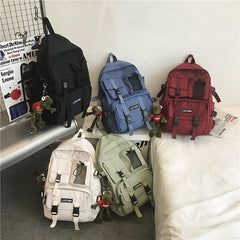 Nylon Backpack Travel College School Bag Laptop Book Bags