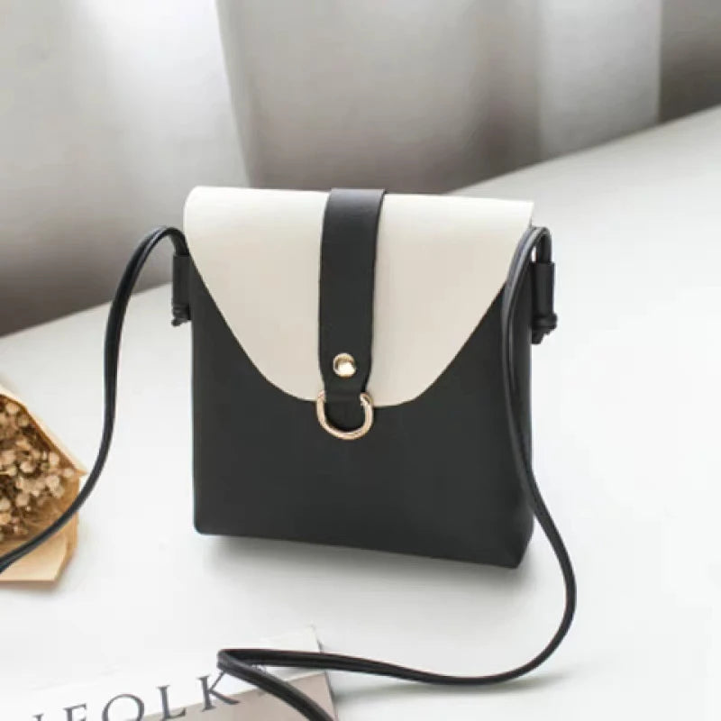 Sweet Women Lock Shoulder Bag Quilted Small Clutch Handbag