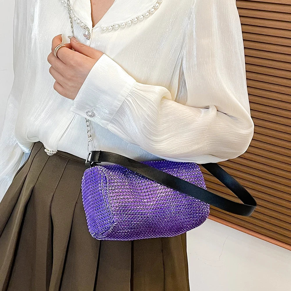 Diamonds Tote Bag Crossbody Shoulder Handbag for Women