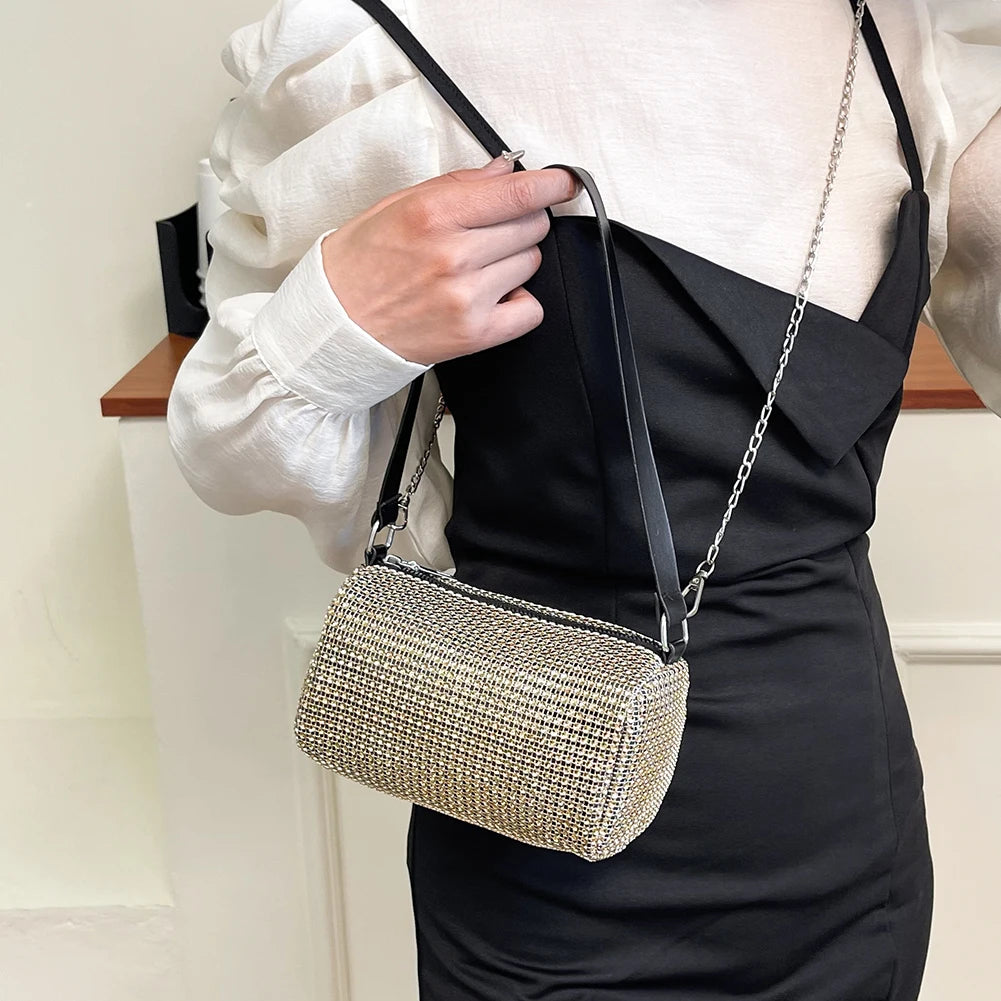 Diamonds Tote Bag Crossbody Shoulder Handbag for Women