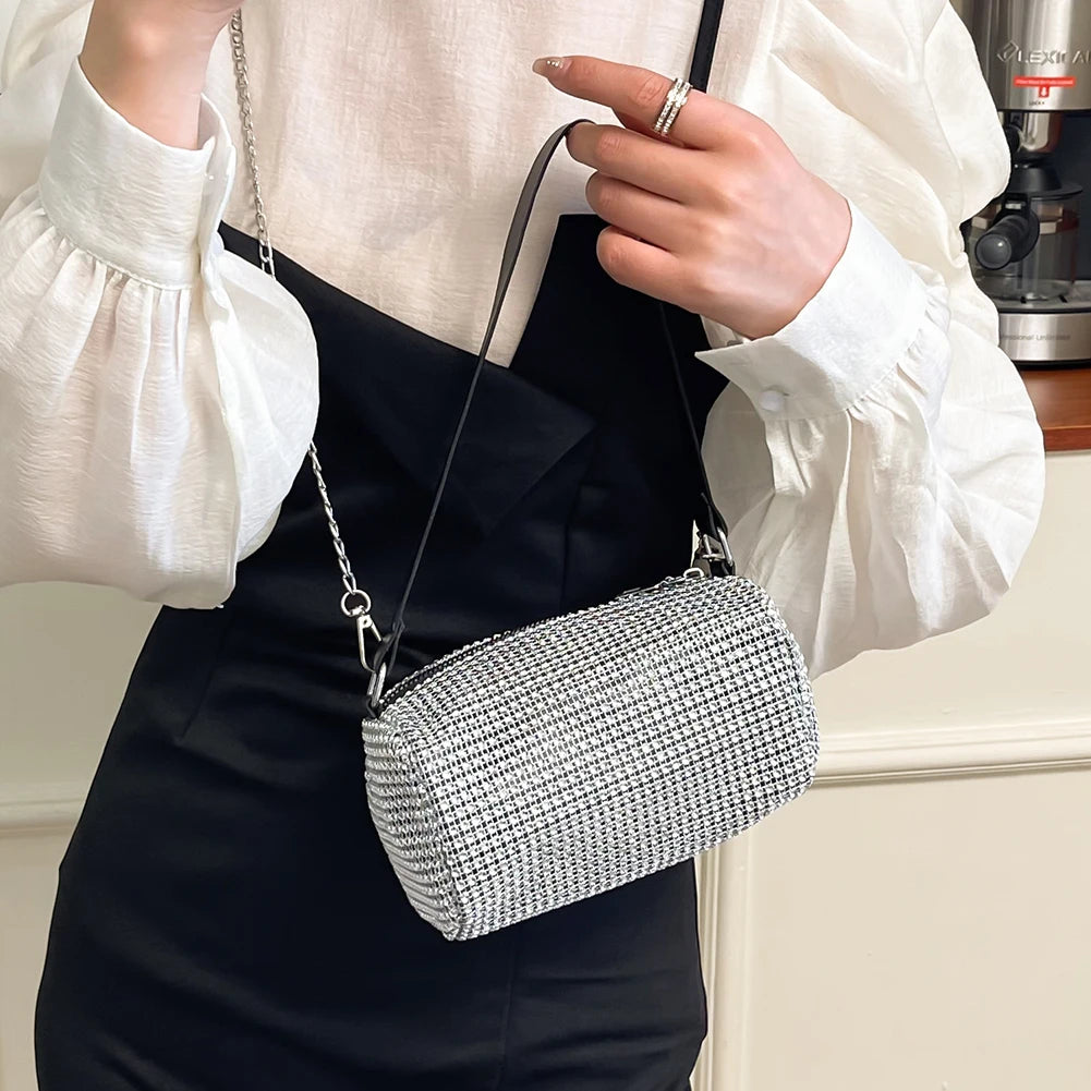 Diamonds Tote Bag Crossbody Shoulder Handbag for Women