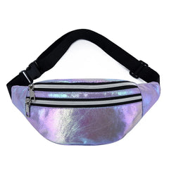 Holographic Fanny Pack Belt Bag for Party Travel