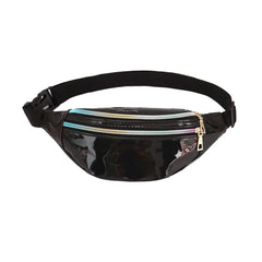 Women Laser Belt Bag Holographic Fanny Pack Waist Bag