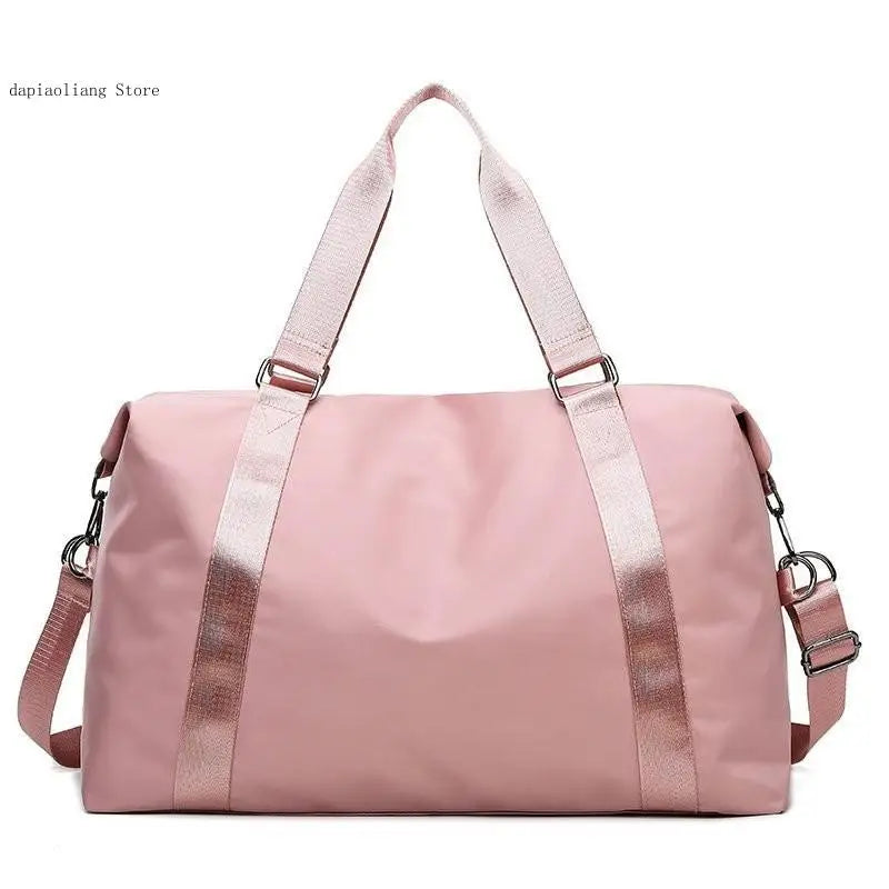 Large Waterproof Nylon Tote Bag for Women - Travel, Gym, Weekend