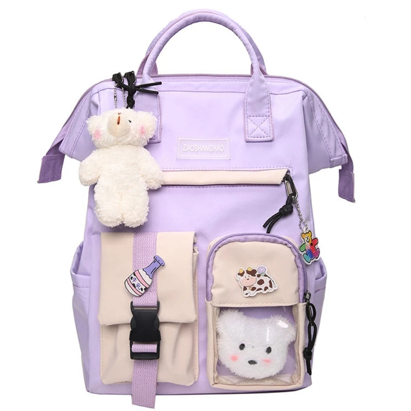 Candy Colors Backpacks for Teenage Girl