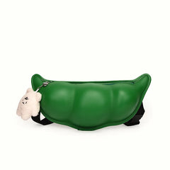 Women Candy Pea Shoulder Bag Edamame Chest Bag Girl