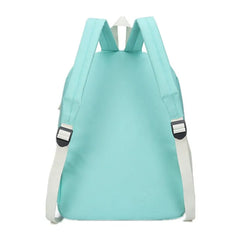 Women Canvas 5Pcs/set School Backpacks College Schoolbag for Teenager Girls