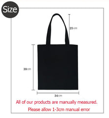 Women Canvas Shopping Tote Bags Matching Cloth Reusable Shoulder HandBags