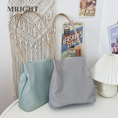 Women Canvas Crossbody Bag Large Capacity Shopping Handbags