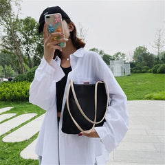 Women Canvas Crossbody Bag Large Capacity Shopping Handbags