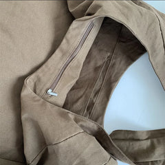Canvas Crossbody Bag Large Capacity Shoulder Bag Retro Hobos Bag