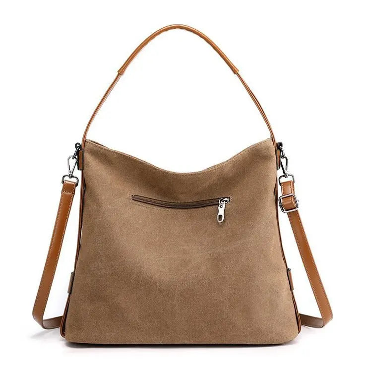 Women Canvas Handbag Female Shoulder Bags Casual Clutch Purse