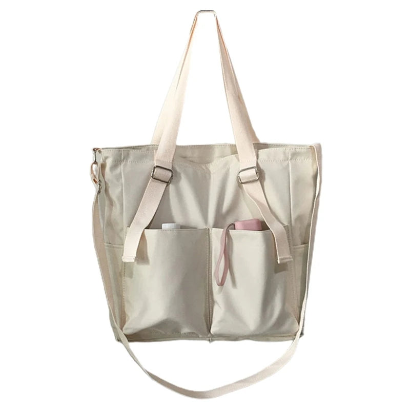 Women Canvas Handbag Shoulder Crossbody Bag Casual Tote Messenger Satchel