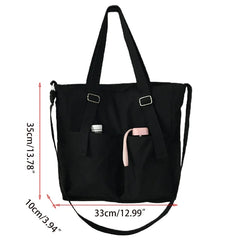 Women Canvas Handbag Shoulder Crossbody Bag Casual Tote Messenger Satchel