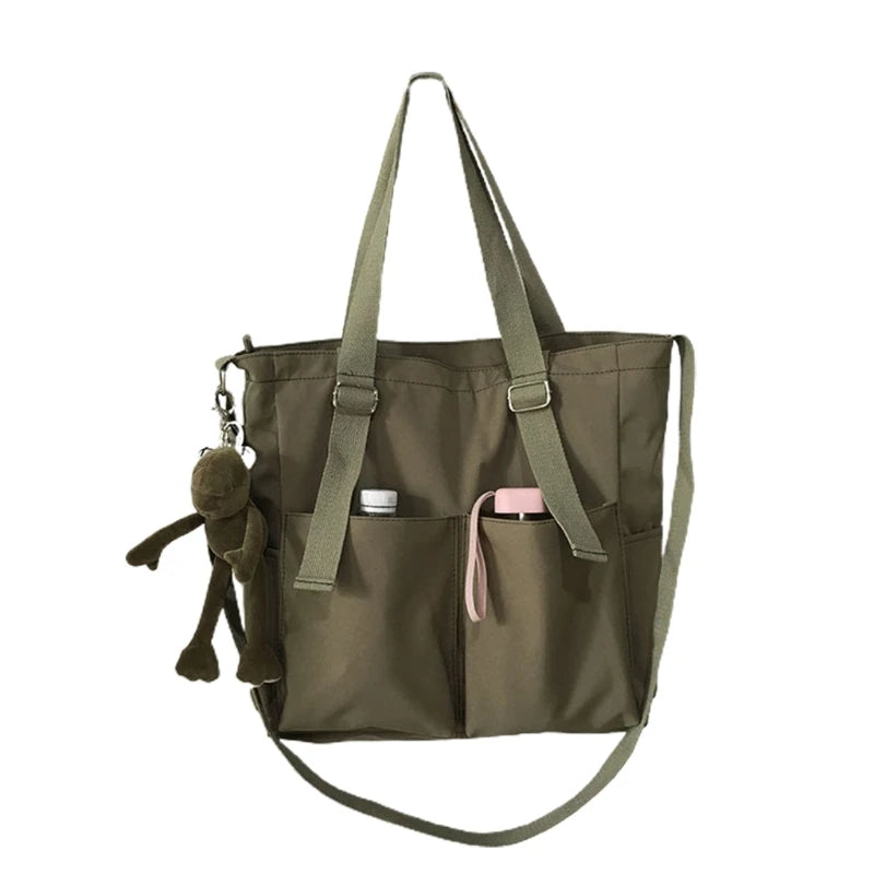 Women Canvas Handbag Shoulder Crossbody Bag Casual Tote Messenger Satchel
