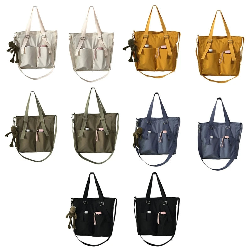 Women Canvas Handbag Shoulder Crossbody Bag Casual Tote Messenger Satchel