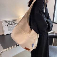 Women Canvas Handbag Underarm Shoulder Bag Ladies Casual Tote Bag