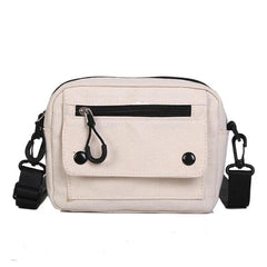 Women Canvas Mini Student Crossbody Bag Cell Phone Casual Ladies
