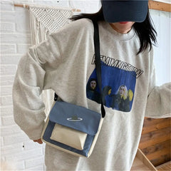 Women Canvas Messenger Bag Youth Ladies Shoulder Bag