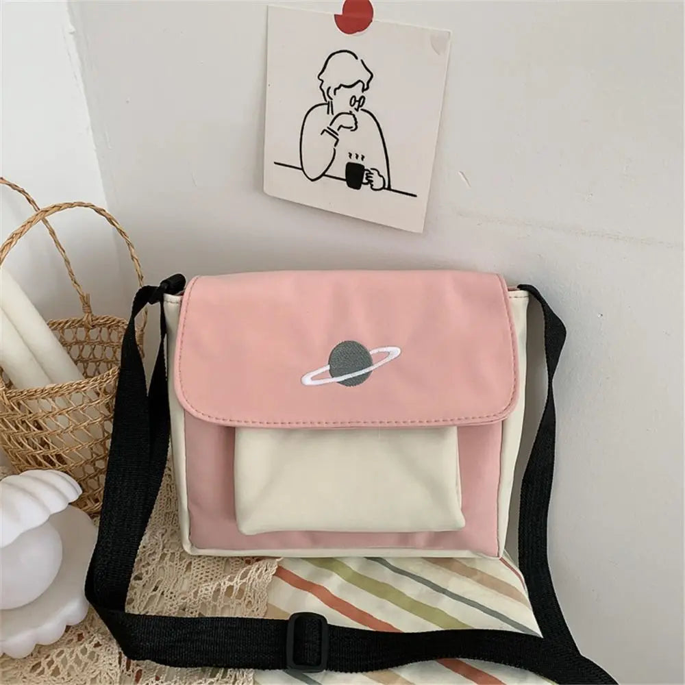 Women Canvas Messenger Bag Youth Ladies Shoulder Bag