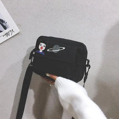 Women Canvas Mini Handbag Crossbody Bags Ladies Clutch Messenger Shoulder Bag