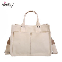Women Canvas Shoulder Bag Large Capacity Crossbody Bag Vintage Messenger Bags