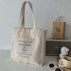 Jungle Book Canvas Shoulder Bag for Women Casual Handbag Tote