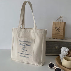 Jungle Book Canvas Shoulder Bag Women Casual Tote Large Capacity Shopping Beach