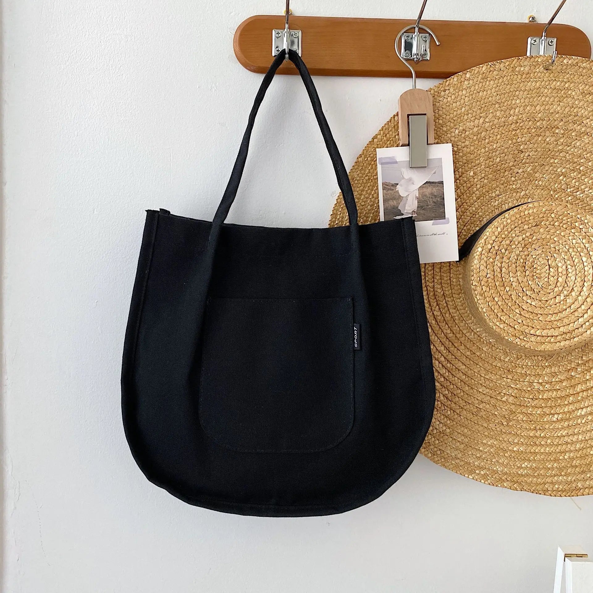 Canvas Shoulder Bag Women Shopping Handbag Tote Books Bag for Girls