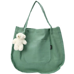 Canvas Shoulder Bag Women Shopping Handbag Tote Books Bag for Girls