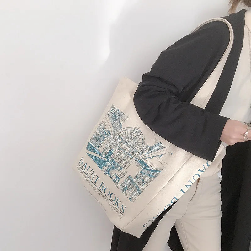 Canvas Shoulder Bag London Daunt Books