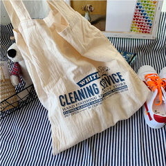 Women Canvas Shoulder Bag for Daily Shopping
