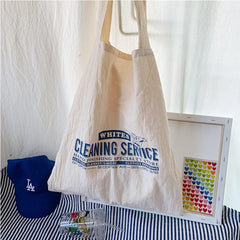 Women Canvas Shoulder Bag for Daily Shopping