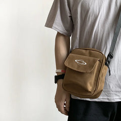 Women Canvas Shoulder Bag Small Messenger Crossbody Bag for Women Purse