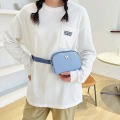 Women Canvas Shoulder Bags Small Purse Phone Female Messenger Bag