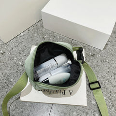 Women Canvas Shoulder Bags Small Purse Phone Female Messenger Bag