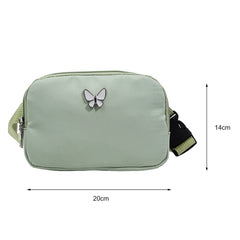 Women Canvas Shoulder Bags Small Purse Phone Female Messenger Bag