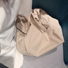 Women Shoulder Bags Plaid Double-sided Large Capacity Handbags