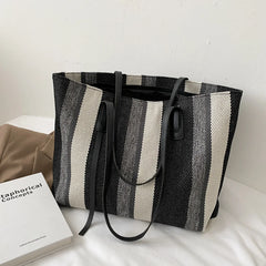 Canvas Shoulder Bags Large Capacity Tote Vintage Handbags Female