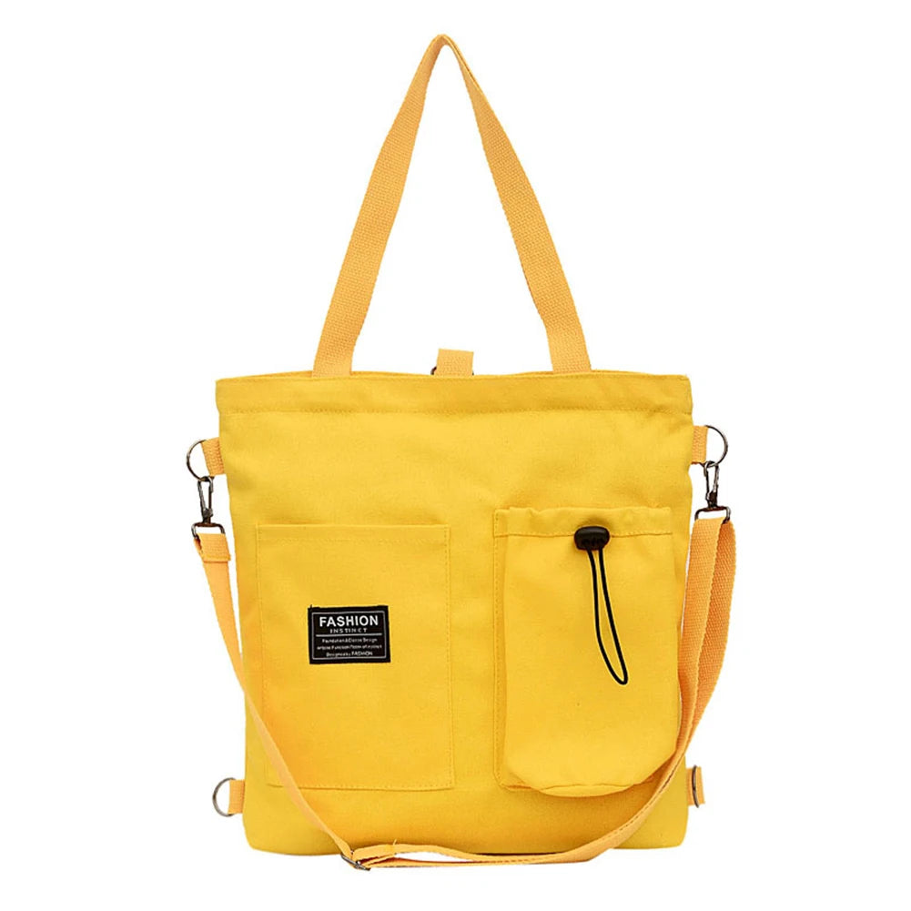 Women Canvas Shoulder Handbags Schoolbag Crossbody Bag