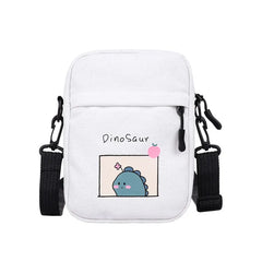 Women Canvas Shoulder Messenger Bags Small Female Students Crossbody Bag